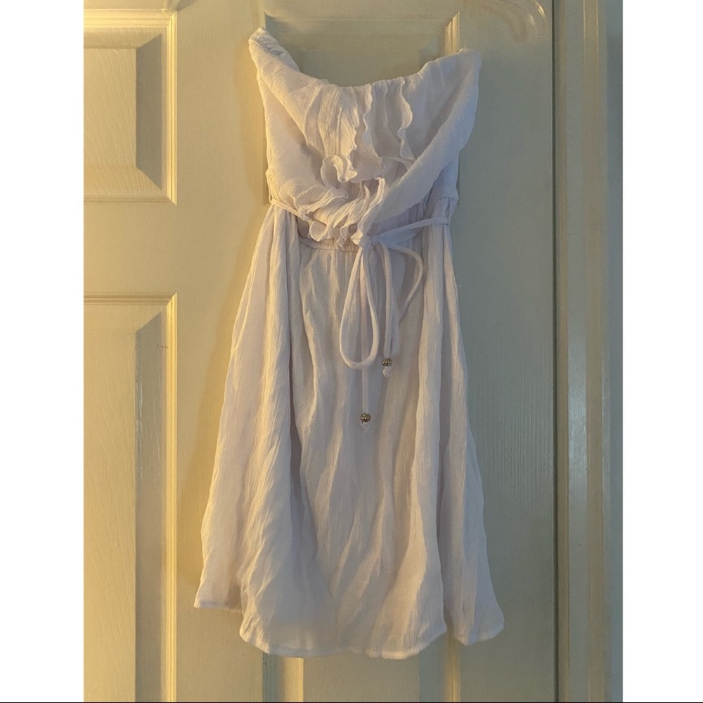 Strapless dress